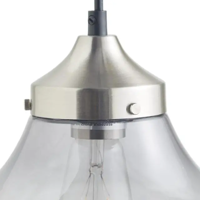 Alt view image 6 of 7 - Bell-Shaped Glass Pendant