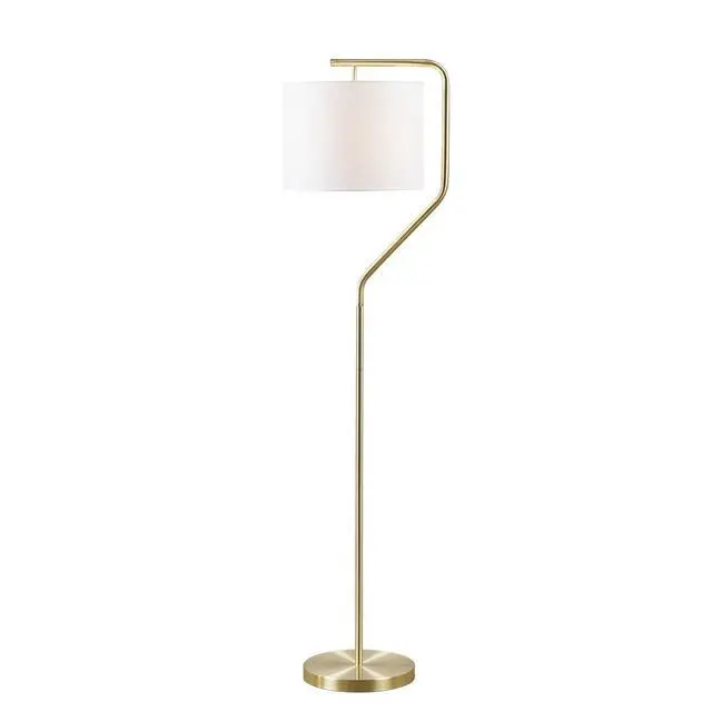 Alt view image 7 of 7 - Angular Arched Metal Floor Lamp