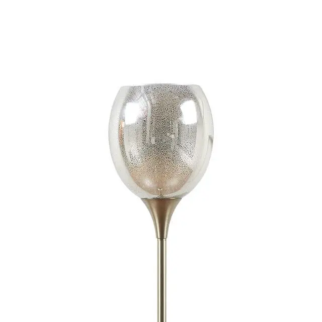 Alt view image 7 of 7 - Uplight Floor Lamp with Mercury Glass Shade