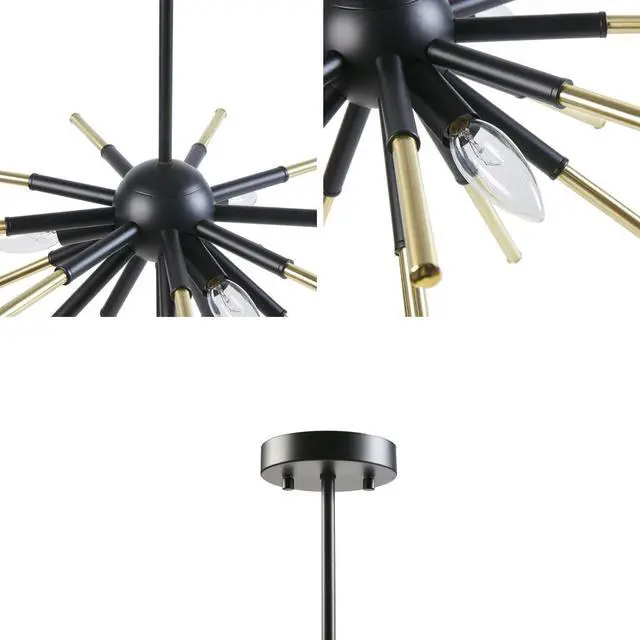 Alt view image 3 of 6 - 3-Light S D Chandelier