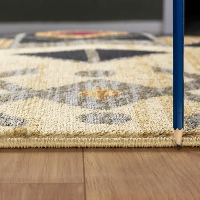Alt view image 5 of 6 - Cream 2 ft. x 3 ft. Southwest Area Rug