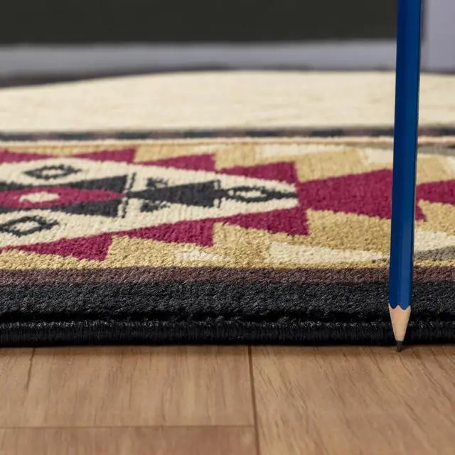Alt view image 5 of 6 - Cream 7 ft. 10 in. x 10 ft. 3 in. Southwest Area Rug