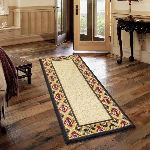 Alt view image 6 of 6 - Cream 7 ft. 10 in. x 10 ft. 3 in. Southwest Area Rug