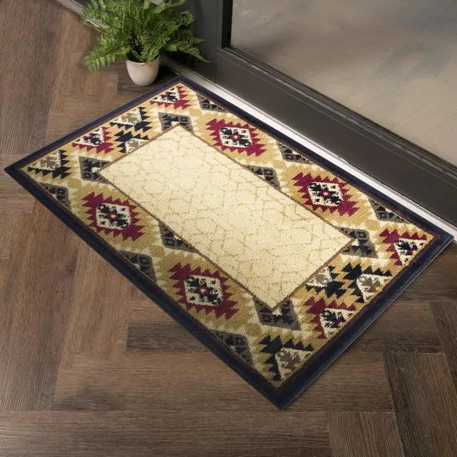 Alt view image 4 of 6 - Cream 7 ft. 10 in. x 10 ft. 3 in. Southwest Area Rug