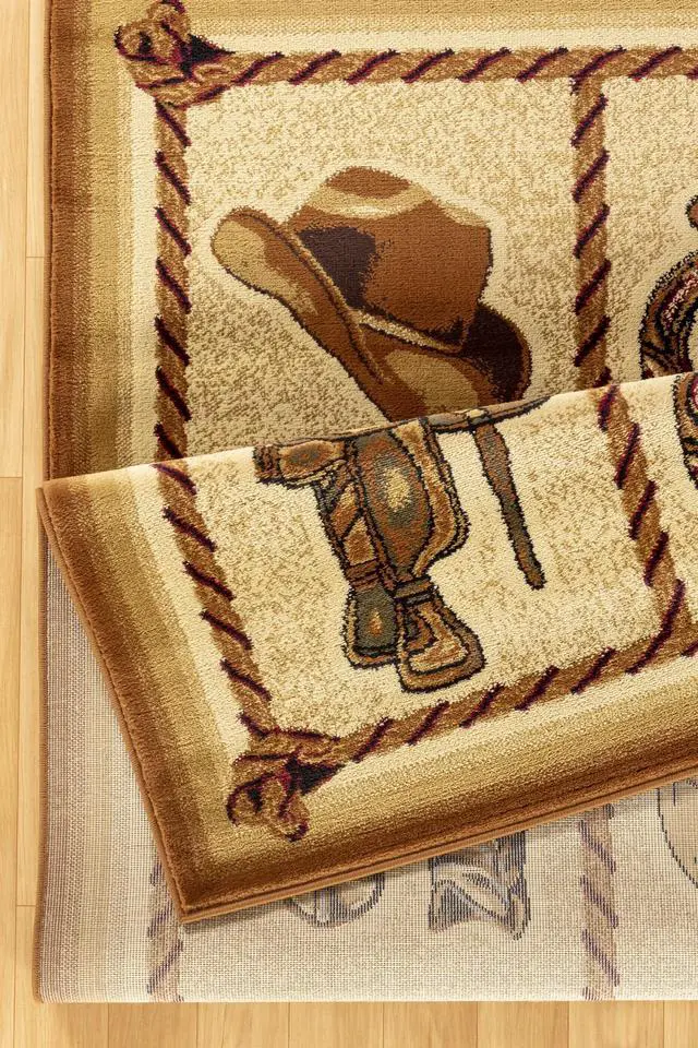 Alt view image 6 of 6 - Beige 7 ft. 10 in. x 10 ft. 3 in. Southwest Area Rug