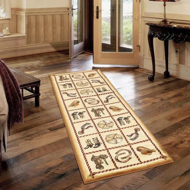 Alt view image 2 of 6 - Beige 7 ft. 10 in. x 10 ft. 3 in. Southwest Area Rug