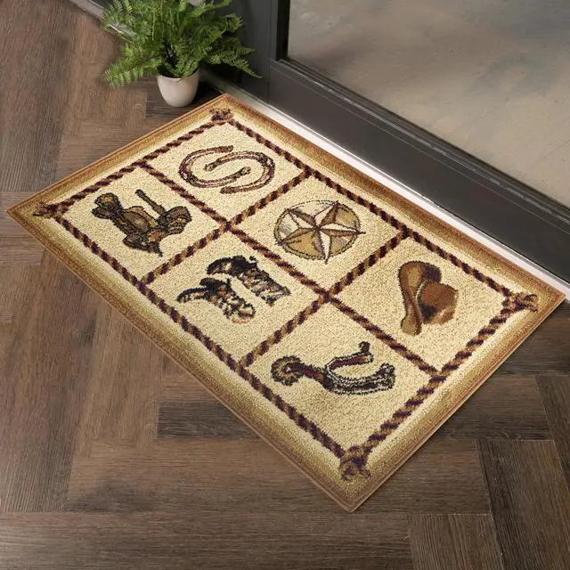 Alt view image 3 of 6 - Beige 7 ft. 10 in. x 10 ft. 3 in. Southwest Area Rug