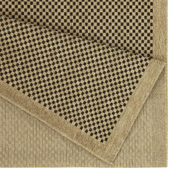 Alt view image 3 of 4 - Jute/Black 7 ft. 10 in. x 10 ft. 3 in. Indoor/Outdoor Area Rug