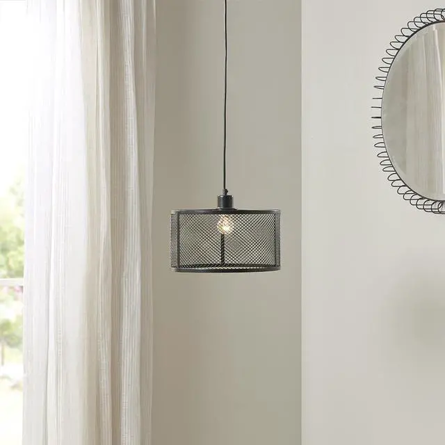 Alt view image 7 of 7 - Metal Mesh Pendant