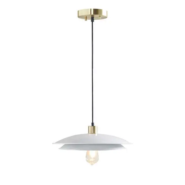 Alt view image 2 of 7 - 2-Tier Layered Shade Pendant