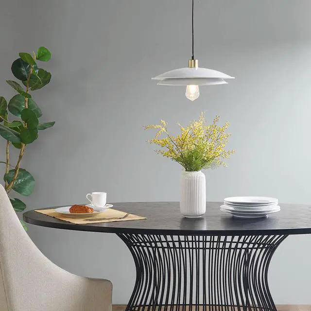 Alt view image 7 of 7 - 2-Tier Layered Shade Pendant