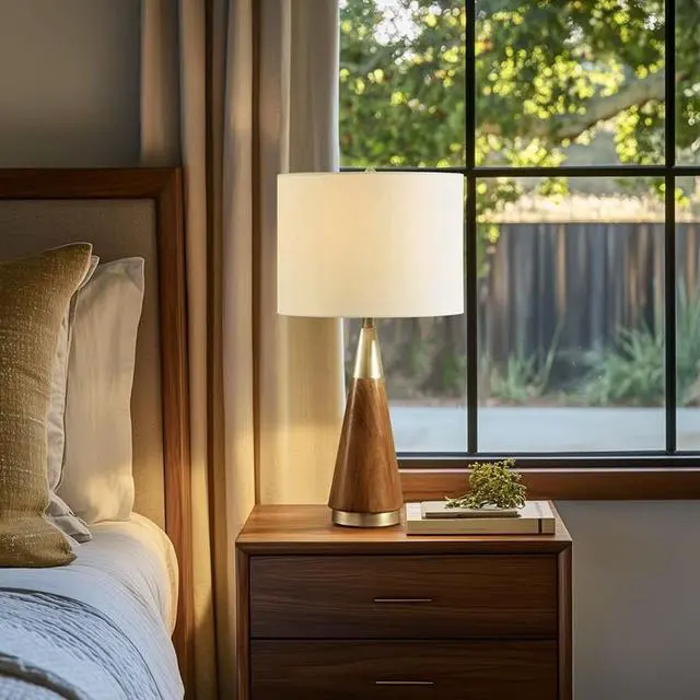 Alt view image 6 of 7 - Triangular Table Lamp