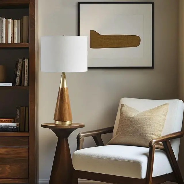 Alt view image 3 of 7 - Triangular Table Lamp