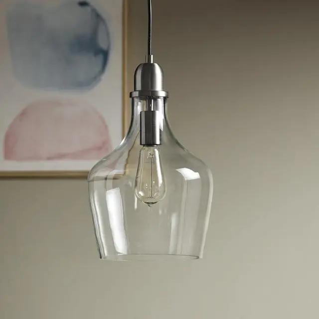 Main image of Bell Shaped Glass Pendant