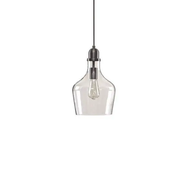 Alt view image 6 of 7 - Bell Shaped Glass Pendant