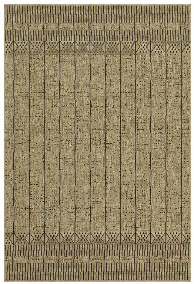 Main image of Jute/Black 7 ft. 10 in. x 10 ft. 3 in. Indoor/Outdoor Area Rug
