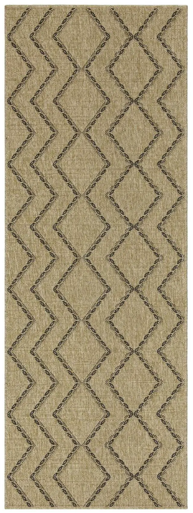Alt view image 2 of 4 - Jute/Black 7 ft. 10 in. x 10 ft. 3 in. Indoor/Outdoor Area Rug