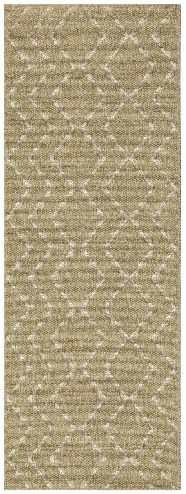 Alt view image 4 of 4 - Jute/White 7 ft. 10 in. x 10 ft. 3 in. Indoor/Outdoor Area Rug