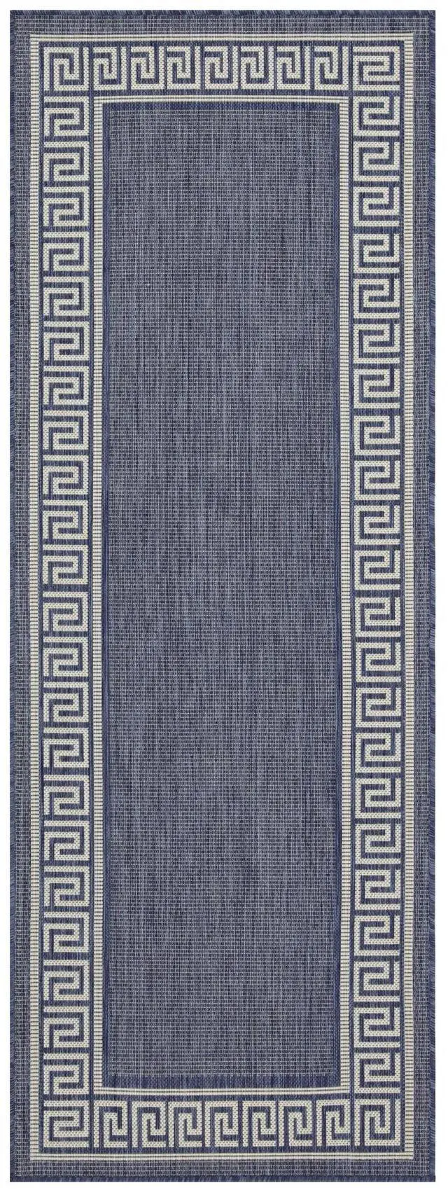 Main image of Blue 2 ft. 7 in. x 7 ft. 3 in. Indoor/Outdoor Area Rug