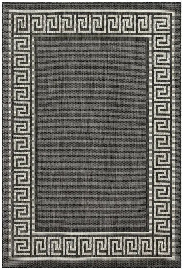 Main image of Sunshine GC_HAR2002 Anthracite 7 ft. 10 in. x 10 ft. 3 in. Indoor/Outdoor Area Rug