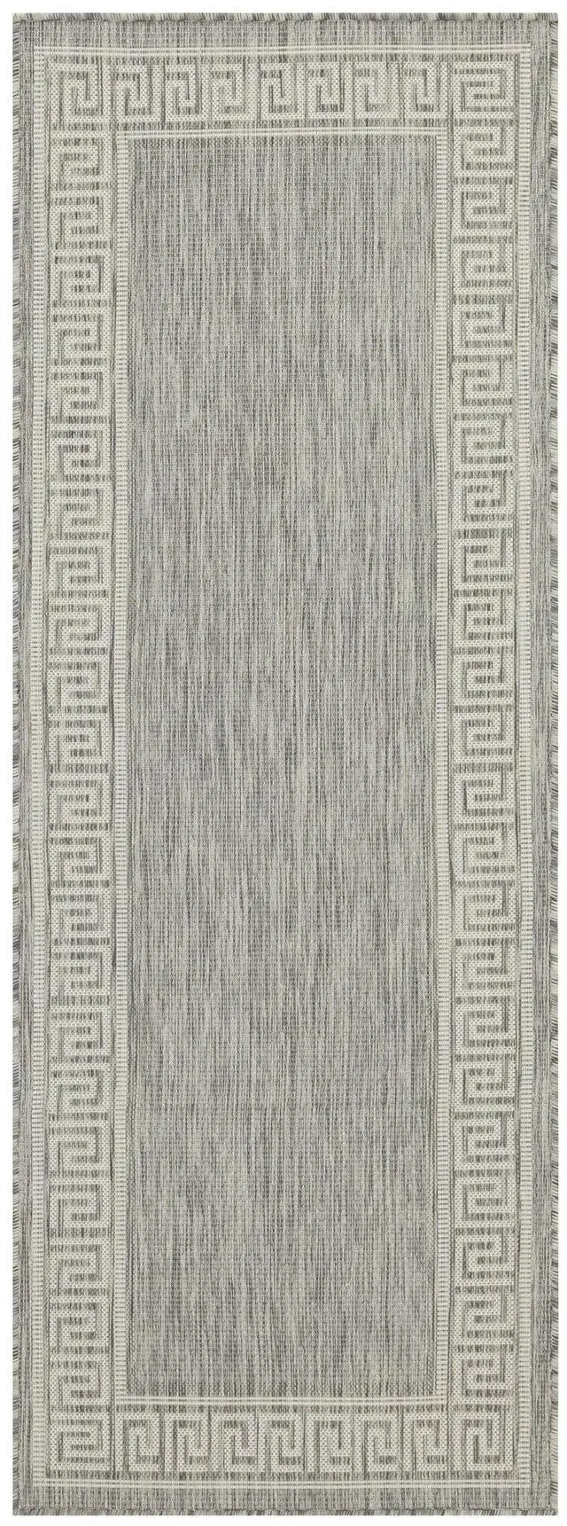 Main image of Sunshine GC_HAR2003 Silver 2 ft. 7 in. x 7 ft. 3 in. Indoor/Outdoor Area Rug