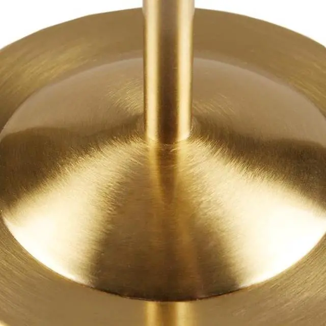Alt view image 7 of 7 - 17" Mercury Glass Table Lamp Gold See Below