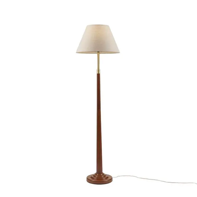 Alt view image 3 of 7 - 1- Piece one Size Textured Ceramic Table Lamp with Fluted Fabric Shade