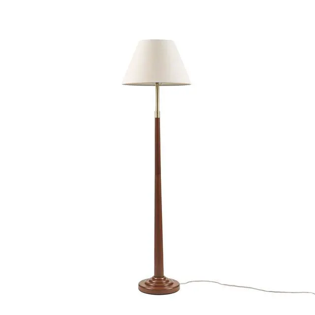 Alt view image 2 of 7 - 1- Piece one Size Textured Ceramic Table Lamp with Fluted Fabric Shade