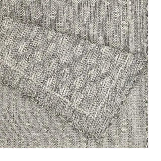 Alt view image 3 of 4 - Sunshine GC_HAR2009 Silver 7 ft. 10 in. x 10 ft. 3 in. Indoor/Outdoor Area Rug