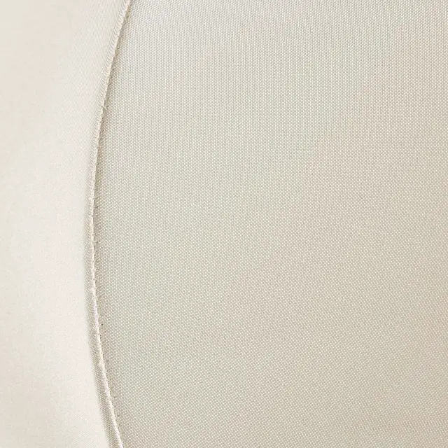 Alt view image 6 of 7 - Textured Ceramic Floor Lamp with Fluted Fabric Shade White