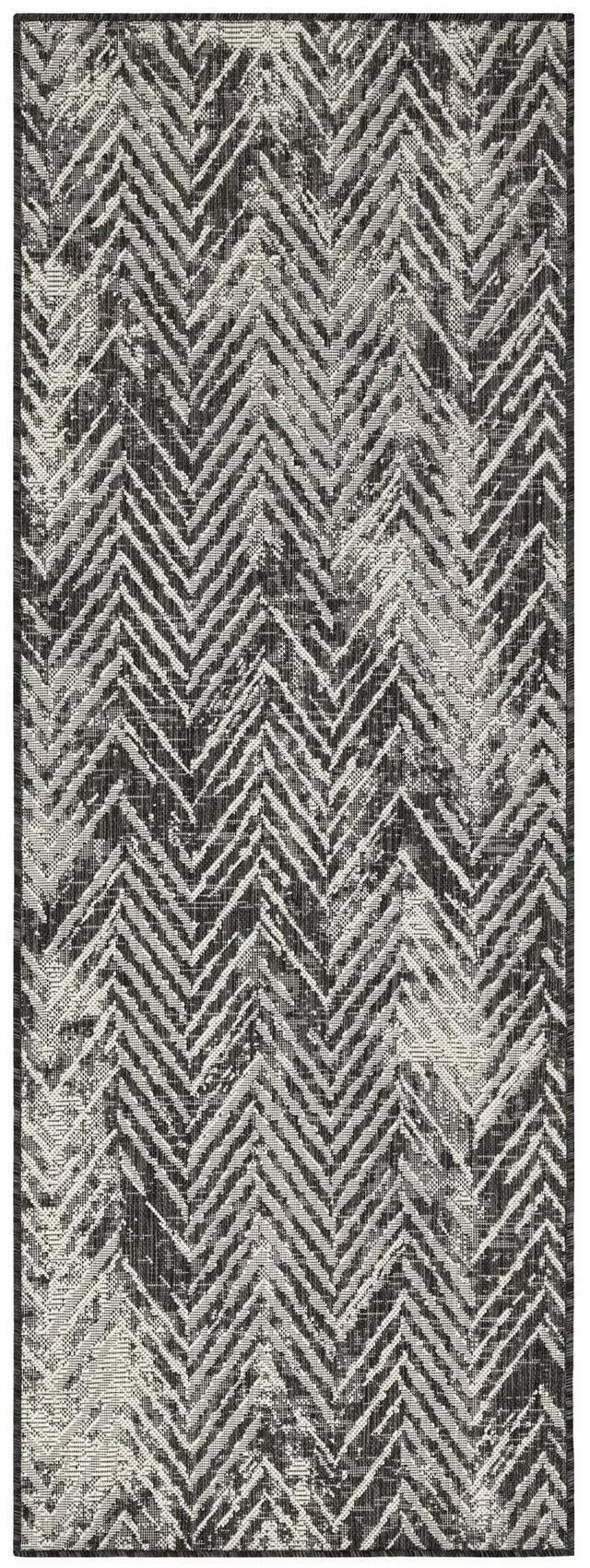 Main image of Sunshine GC_HAR2011 Anthracite 2 ft. 7 in. x 7 ft. 3 in. Indoor/Outdoor Area Rug