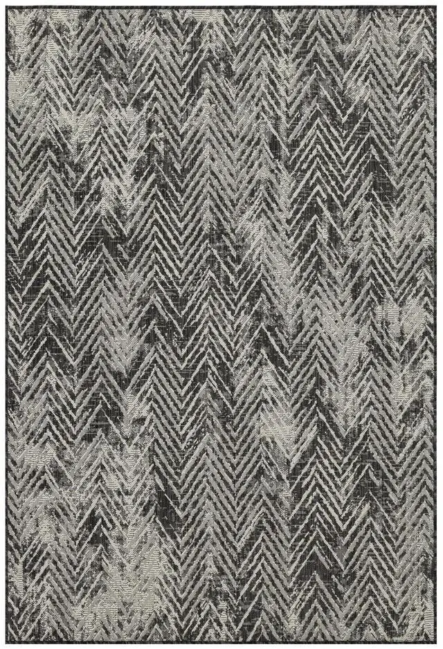 Alt view image 3 of 4 - Sunshine GC_HAR2011 Anthracite 2 ft. 7 in. x 7 ft. 3 in. Indoor/Outdoor Area Rug