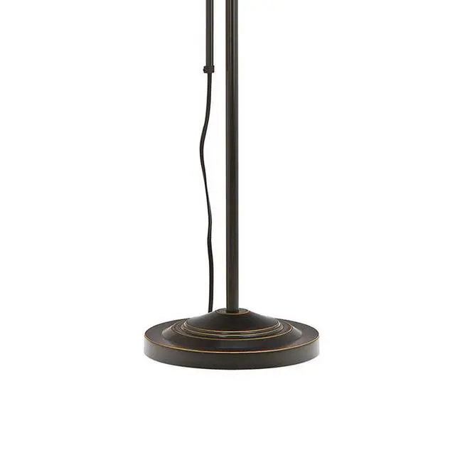 Alt view image 4 of 5 - Metal Rectangular Floor Lamp with Adjustable Pole, Dark Bronze