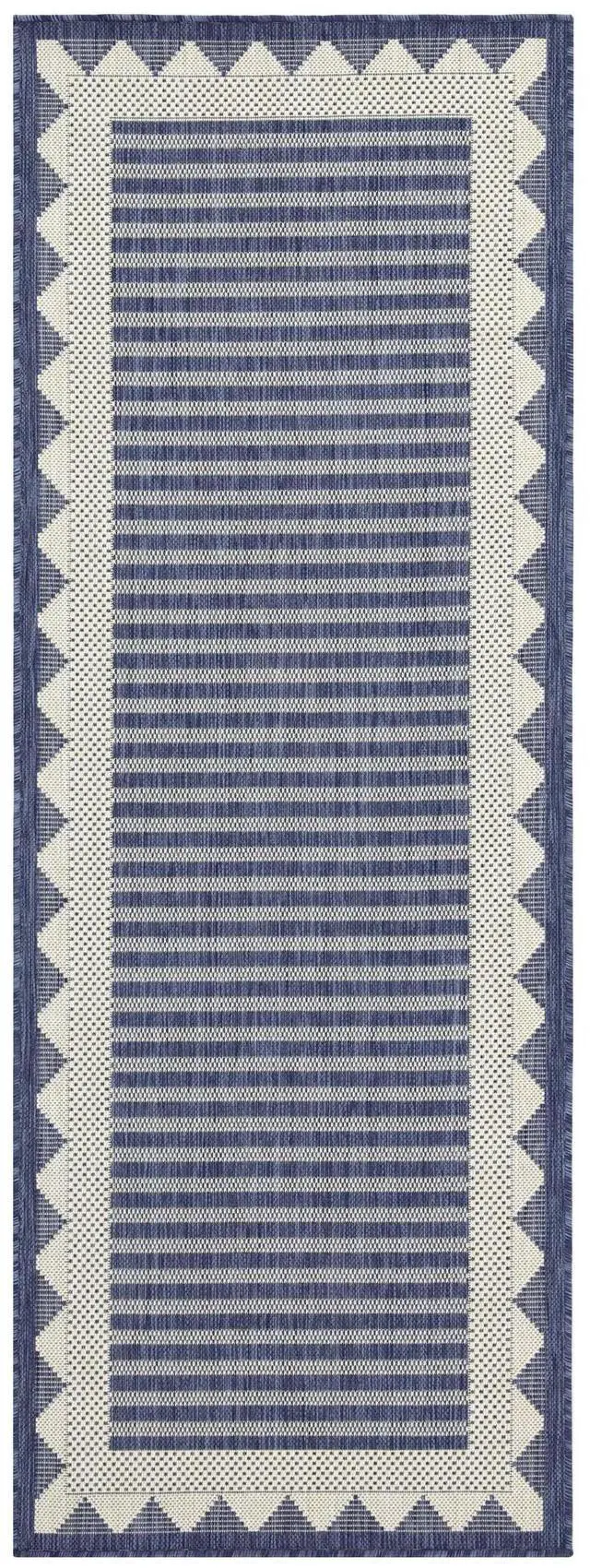 Main image of Sunshine GC_HAR2013 Blue 2 ft. 7 in. x 7 ft. 3 in. Indoor/Outdoor Area Rug