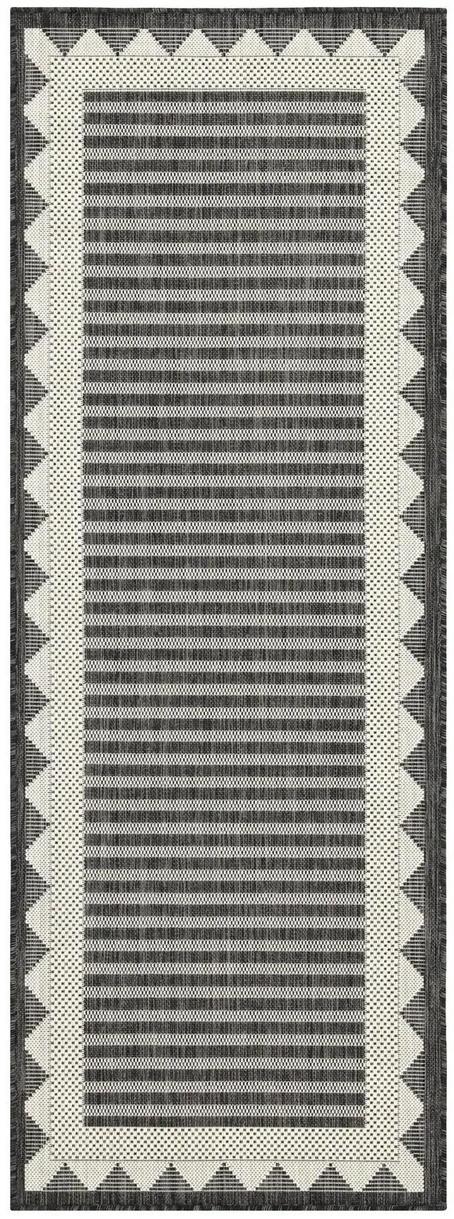 Main image of Sunshine GC_HAR2014 Anthracite 2 ft. 7 in. x 7 ft. 3 in. Indoor/Outdoor Area Rug