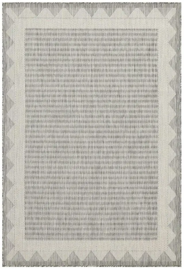 Main image of Sunshine GC_HAR2015 Silver 5 ft. 3 in. x 7 ft. 3 in. Indoor/Outdoor Area Rug
