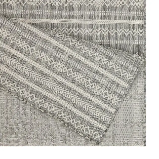 Alt view image 2 of 4 - Sunshine GC_HAR2018 Silver 2 ft. 7 in. x 7 ft. 3 in. Indoor/Outdoor Area Rug