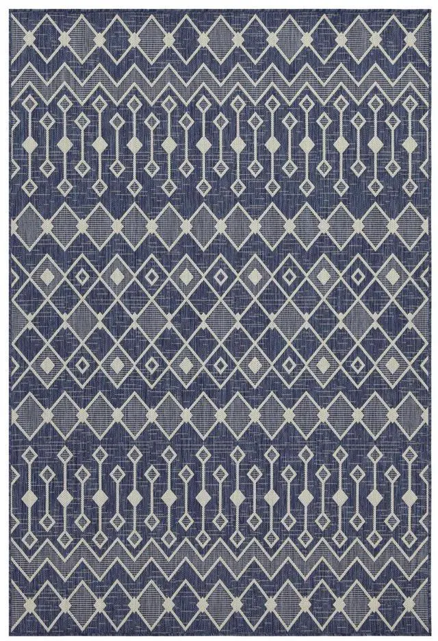 Main image of Sunshine GC_HAR2019 Blue 5 ft. 3 in. x 7 ft. 3 in. Indoor/Outdoor Area Rug