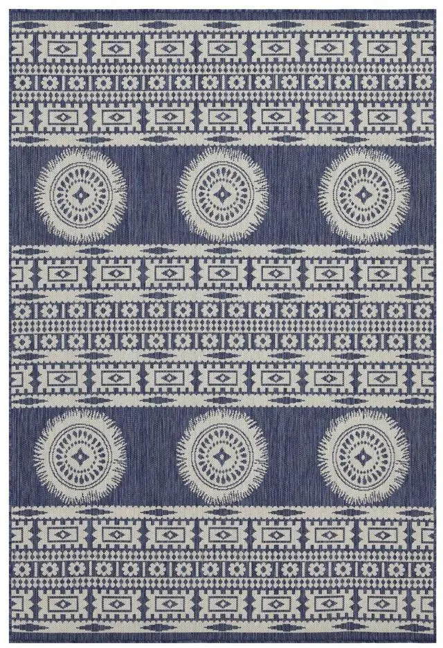 Main image of Sunshine GC_HAR2022 Blue 5 ft. 3 in. x 7 ft. 3 in. Indoor/Outdoor Area Rug