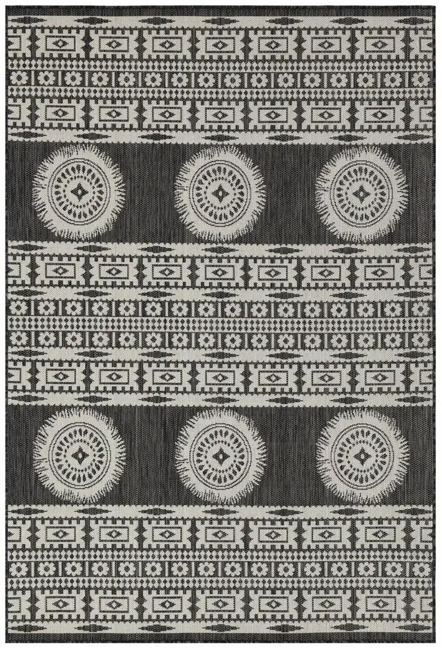 Main image of Sunshine GC_HAR2023 Anthracite 5 ft. 3 in. x 7 ft. 3 in. Indoor/Outdoor Area Rug