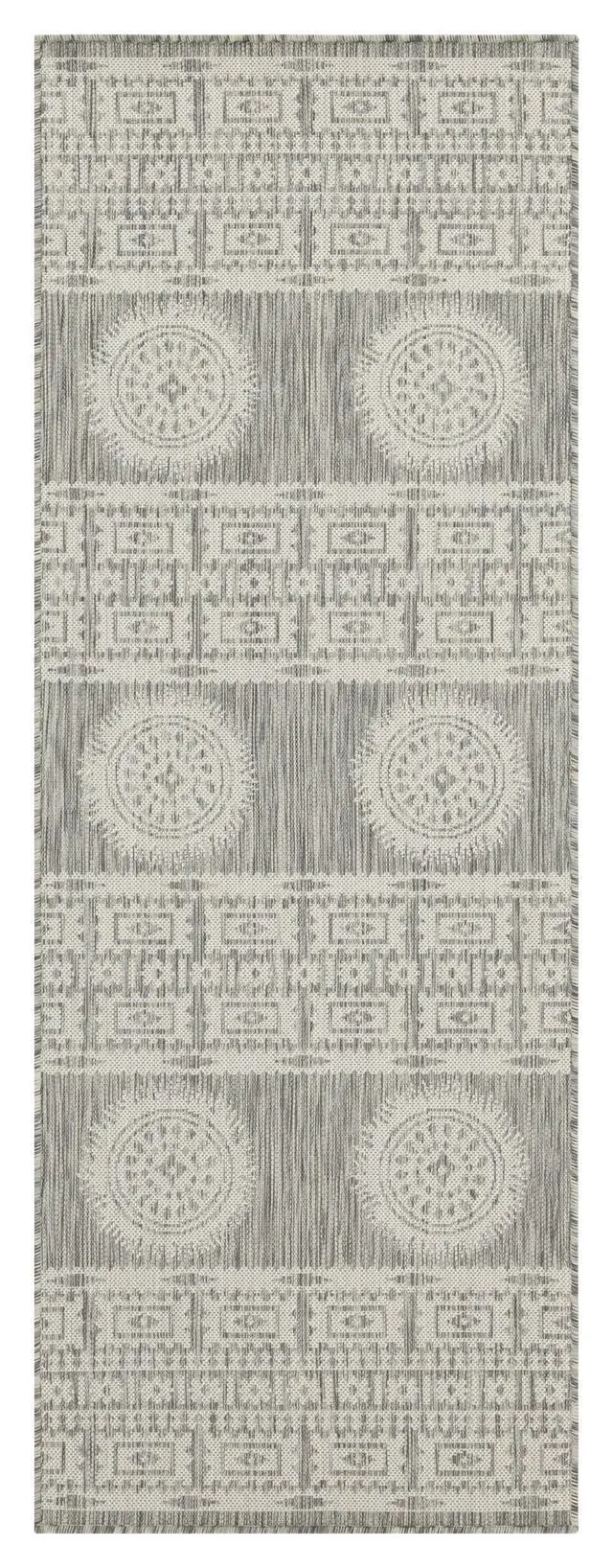 Alt view image 4 of 4 - Sunshine GC_HAR2024 Silver 5 ft. 3 in. x 7 ft. 3 in. Indoor/Outdoor Area Rug