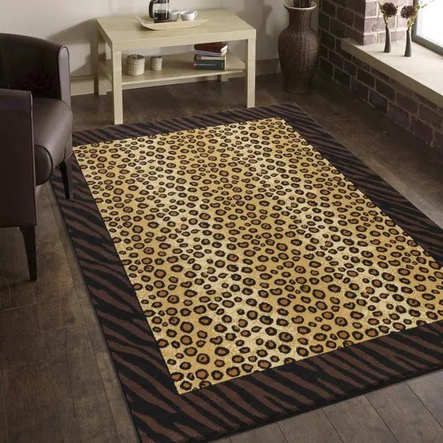 Alt view image 2 of 4 - Tribes GC_YLS4014 Multi 7 ft. 10 in. x 10 ft. 3 in. Animal Print Area Rug