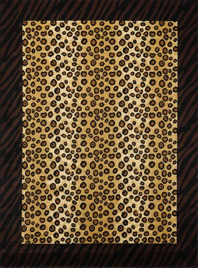 Alt view image 4 of 4 - Tribes GC_YLS4014 Multi 2 ft. 7 in. x 7 ft. 3 in. Animal Print Area Rug