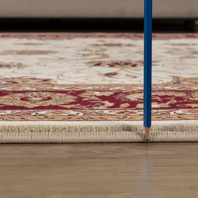 Alt view image 4 of 4 - Manchester GC_HER5002 Ivory 7 ft. 10 in. x 10 ft. 6 in. Area Rug