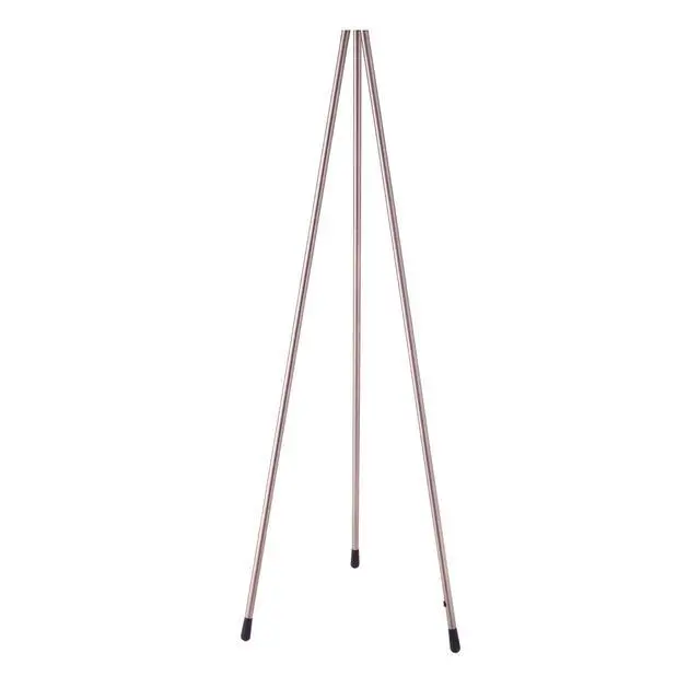 Alt view image 4 of 5 - 59" Tall Metal Floor Lamp with White Finish, Contemporary Design