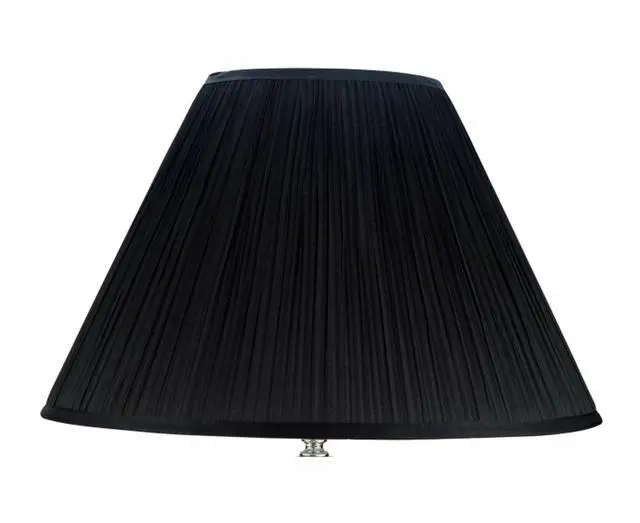 Alt view image 3 of 5 - 27" Tall Ceramic Table Lamp, Urn-Shaped with Silver / Black Finish, Linen Shade