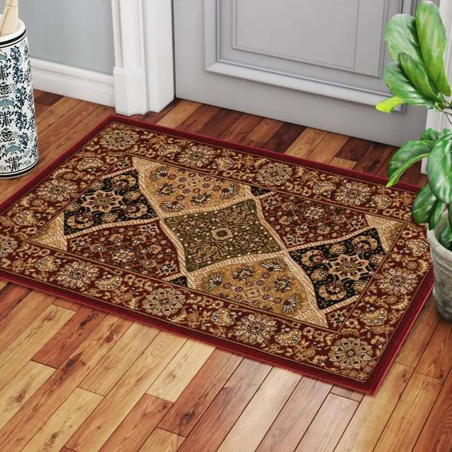 Main image of Manchester GC_HER5005 Red 2 ft. x 3 ft. Area Rug