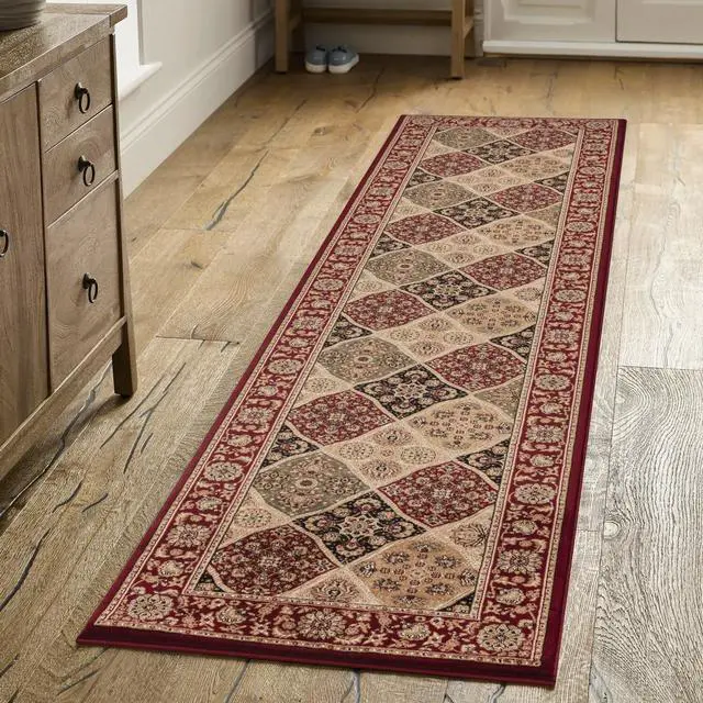 Main image of Manchester GC_HER5005 Red 2 ft. 7 in. x 9 ft. 10 in. Area Rug
