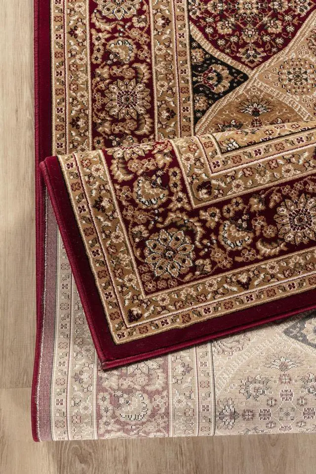 Alt view image 3 of 4 - Manchester GC_HER5005 Red 5 ft. 3 in. x 7 ft. 3 in. Area Rug