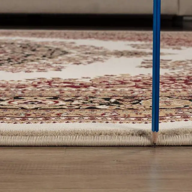 Alt view image 4 of 4 - Manchester GC_HER5006 Ivory 7 ft. 10 in. x 10 ft. 6 in. Area Rug